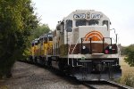 Tied down grain train
